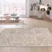 Pasargad Home Modern Collection Hand-Tufted Bamboo Silk & Wool Area Rug, 7' 9" X 9' 9", Silver plt-5116 8x10