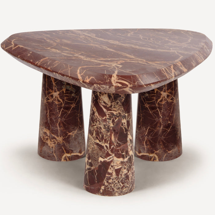 Union Home Athena Marble Small Coffee Table - Cherry Gold LVR01032