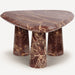 Union Home Athena Marble Small Coffee Table - Cherry Gold LVR01032