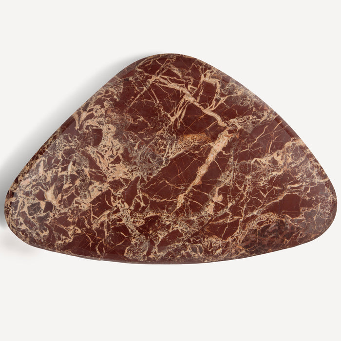 Union Home Athena Marble Large Coffee Table - Cherry Gold LVR01031