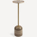 Union Home Cera Marble Drink Table - Morchana Brown LVR01025