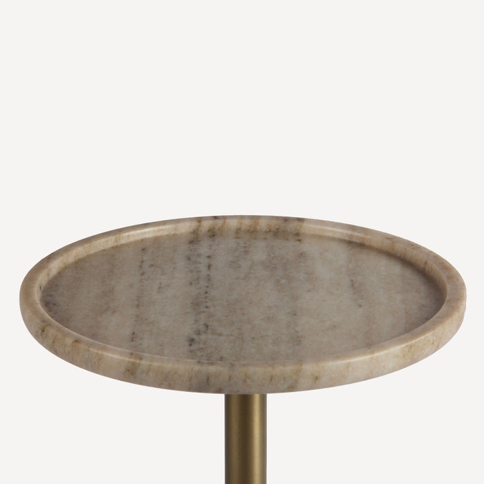 Union Home Cera Marble Drink Table - Morchana Brown LVR01025
