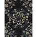 Pasargad Home Antique Hand-Knotted Wool Blue Area Rug 6' 2" X 6' 3" 97366