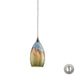 Geologic Satin Nickel LED Mini Pendant