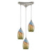 Geologic Satin Nickel LED Mini Pendant