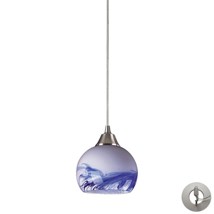 Elk Lighting Mela Satin Nickel Mini Pendant