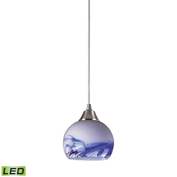 Elk Lighting Mela Satin Nickel Mini Pendant