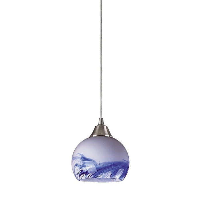 Elk Lighting Mela Satin Nickel Mini Pendant