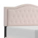 Worldwide Home Furnishings Pixie-54'' Bed-Blush 54" Double Bed 101-296D-BSH