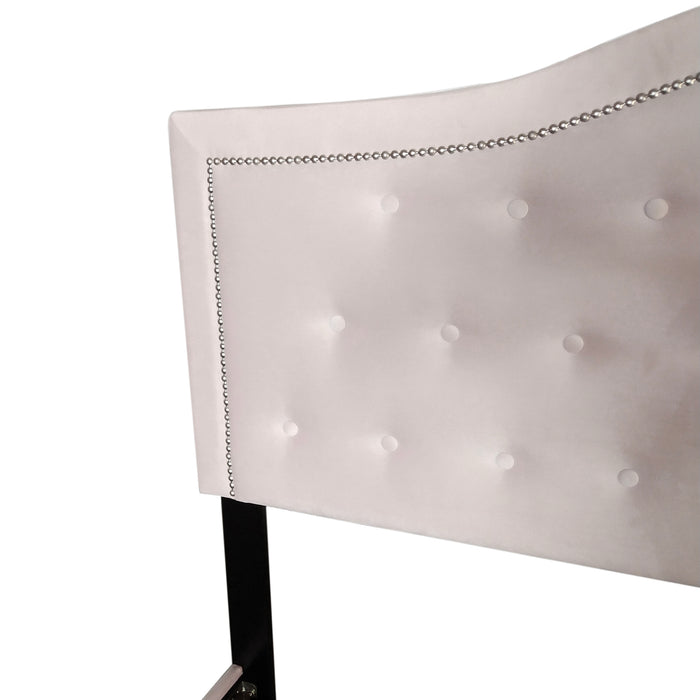 Worldwide Home Furnishings Pixie-54'' Bed-Blush 54" Double Bed 101-296D-BSH