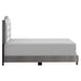 Worldwide Home Furnishings Pixie-54'' Bed-Light Grey 54" Double Bed 101-296D-LGY