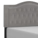 Worldwide Home Furnishings Pixie-54'' Bed-Light Grey 54" Double Bed 101-296D-LGY
