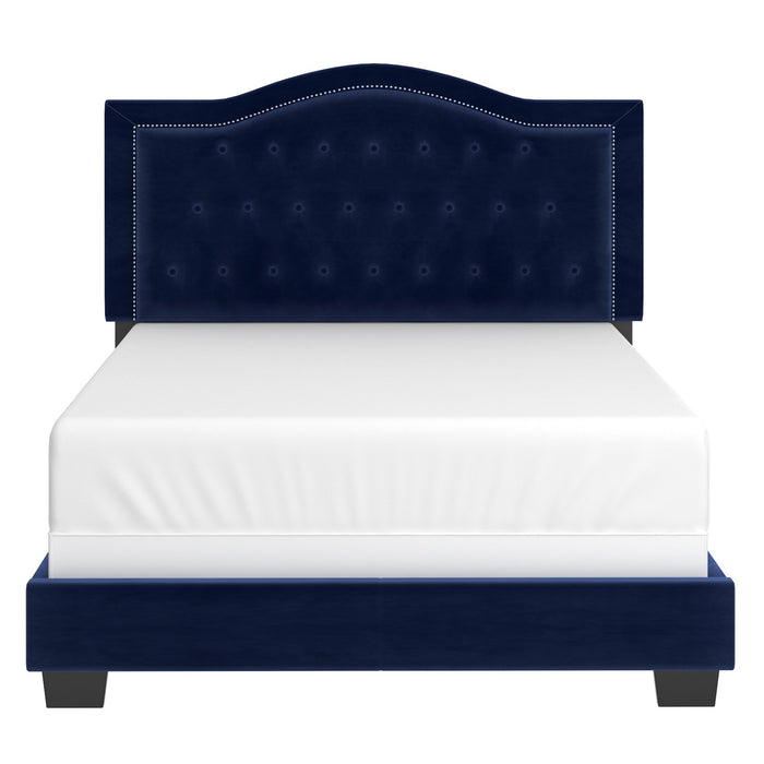 Worldwide Home Furnishings Pixie-54'' Bed-Blue 54" Double Bed 101-296D-NAV