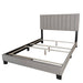 Worldwide Home Furnishings Jedd-54'' Bed-Light Grey Fabric 54" Double Bed, Fabric 101-297D-LGY