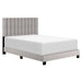 Worldwide Home Furnishings Jedd-54'' Bed-Light Grey Fabric 54" Double Bed, Fabric 101-297D-LGY