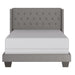 Worldwide Home Furnishings Gunner-54'' Bed-Light Grey 54" Double Bed 101-299D-LGY