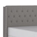 Worldwide Home Furnishings Gunner-54'' Bed-Light Grey 54" Double Bed 101-299D-LGY