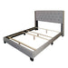 Worldwide Home Furnishings Gunner-54'' Bed-Light Grey 54" Double Bed 101-299D-LGY