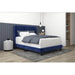 Worldwide Home Furnishings Gunner-54'' Bed-Blue 54" Double Bed 101-299D-NAV