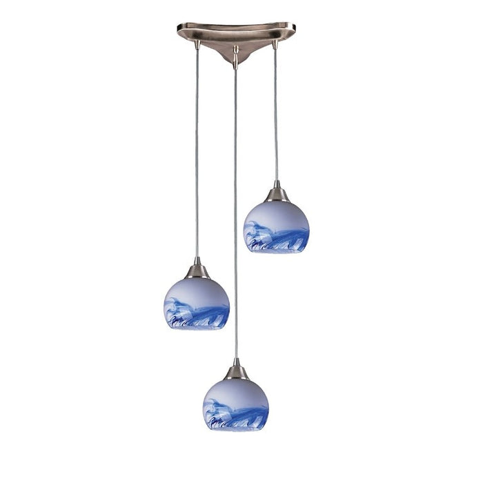 Elk Lighting Mela Satin Nickel Mini Pendant