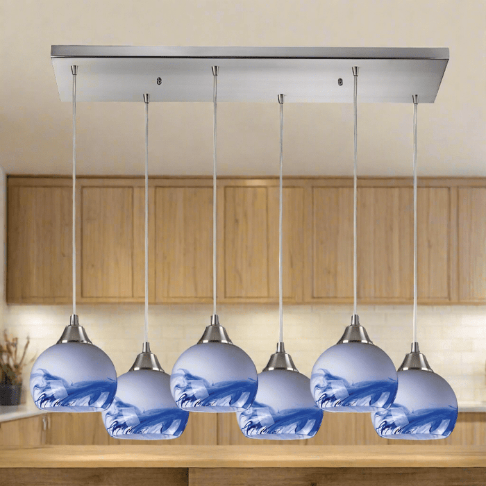 Elk Lighting Mela Satin Nickel Mini Pendant