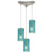 Elk Lighting Ice Fragments Satin Nickel Mini Pendant