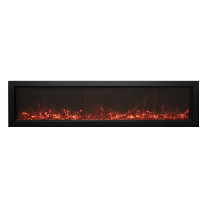 Amantii Extra Slim Indoor or Outdoor Built-In Electric Fireplace