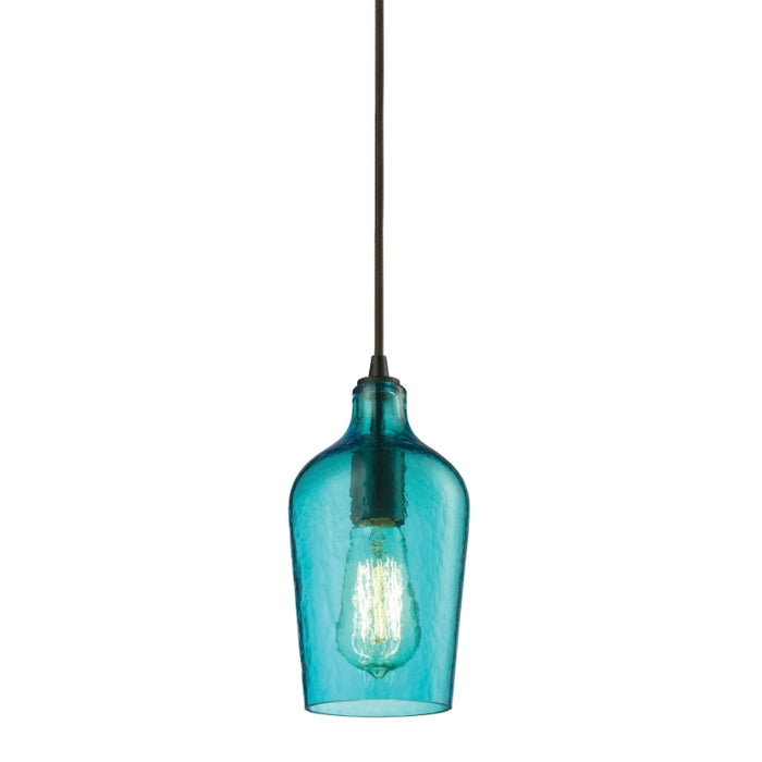 Elk Lighting Hammered Glass Configurable Multi Pendant