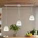 Elk Lighting Layers Satin Nickel Configurable Multi Pendant
