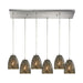 Elk Lighting Fissure Satin Nickel Multi Pendant