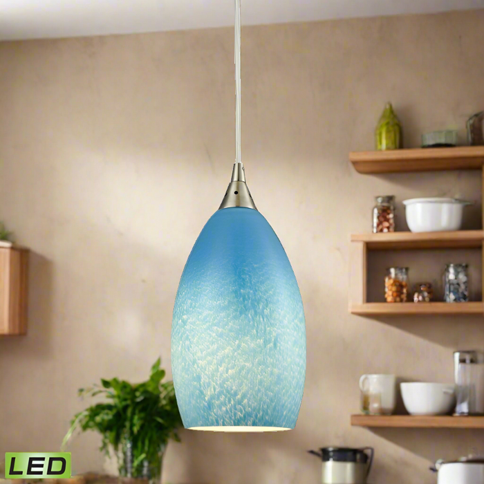 Elk Lighting Earth Satin Nickel Pendant