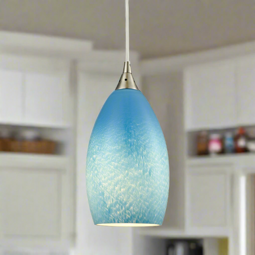 Elk Lighting Earth Satin Nickel LED Mini Pendant