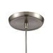 Elk Lighting Capri Satin Nickel Mini Pendant