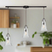 Elk Home Hand Formed Glass Configurable Multi Pendant