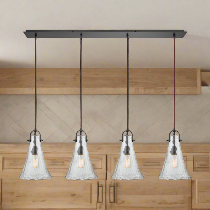 Elk Home Hand Formed Glass Configurable Multi Pendant