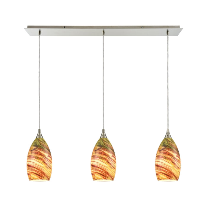 Elk Lighting Collanino Satin Nickel Mini Pendant