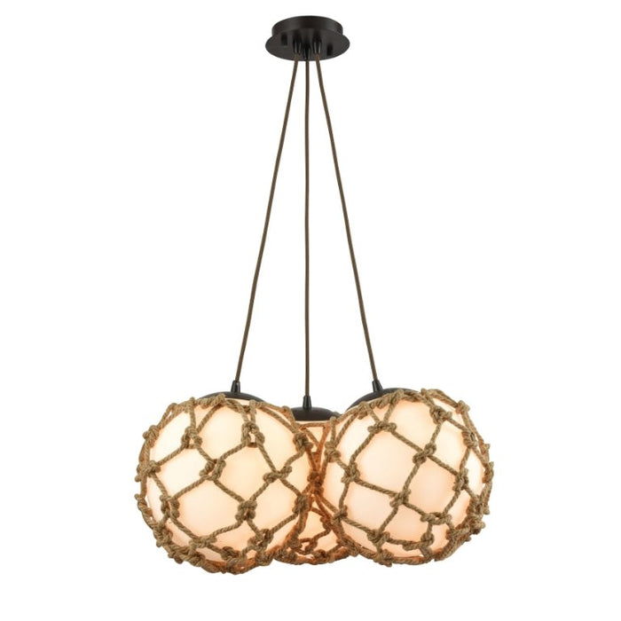 Elk Lighting Coastal Inlet Oil Rubbed Bronze Chandelier