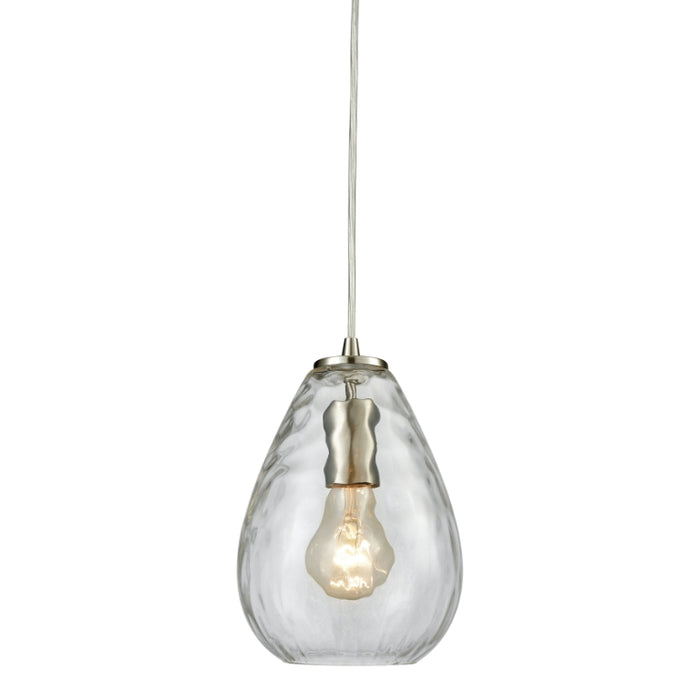 Elk Lighting Lagoon Satin Nickel Mini Pendant