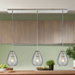 Elk Lighting Lagoon Satin Nickel Mini Pendant