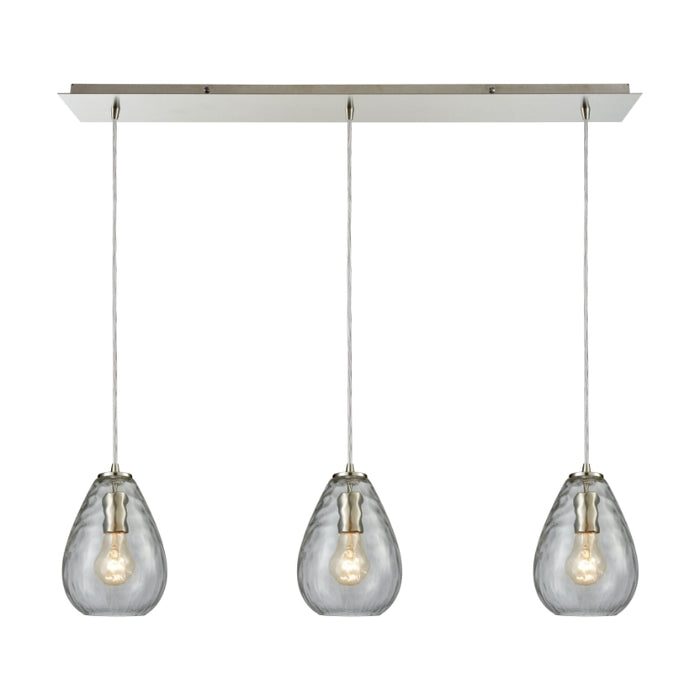 Elk Lighting Lagoon Satin Nickel Mini Pendant