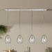 Elk Lighting Lagoon Satin Nickel Mini Pendant