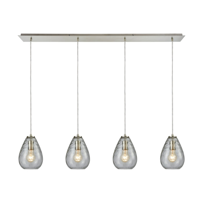 Elk Lighting Lagoon Satin Nickel Mini Pendant