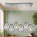 Elk Lighting Lagoon Satin Nickel Mini Pendant