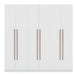 Manhattan Comfort Gramercy Modern Freestanding Wardrobe Armoire Closet in White