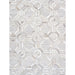 Pasargad Home Galaxy Collection Silver Cowhide & Sari Silk Area Rug- 8' 0'' X 10' 0'' ptx-3137 8x10