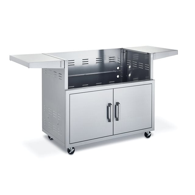 Broilmaster B-Series 40" Stainless Steel Freestanding Cart With 2-Doors and Side Shelves