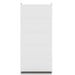 Manhattan Comfort Mulberry Open 3 Sectional Modem Wardrobe Closet with 6 Drawers - Set of 3 in White