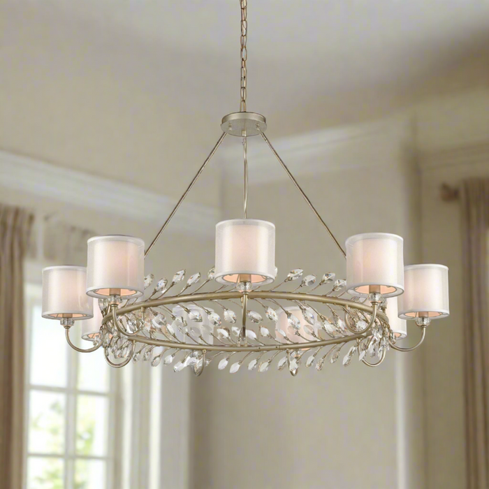 Elk Lighting 48'' Asbury Nine Light Chandelier