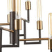 Elk Lighting Congruency Oil Rubbed Bronze, Satin Brass Chandelier