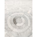 Pasargad Home Galaxy Collection Silver Cowhide & Sari Silk Area Rug- 8' 0'' X 10' 0'' ptx-3137 8x10